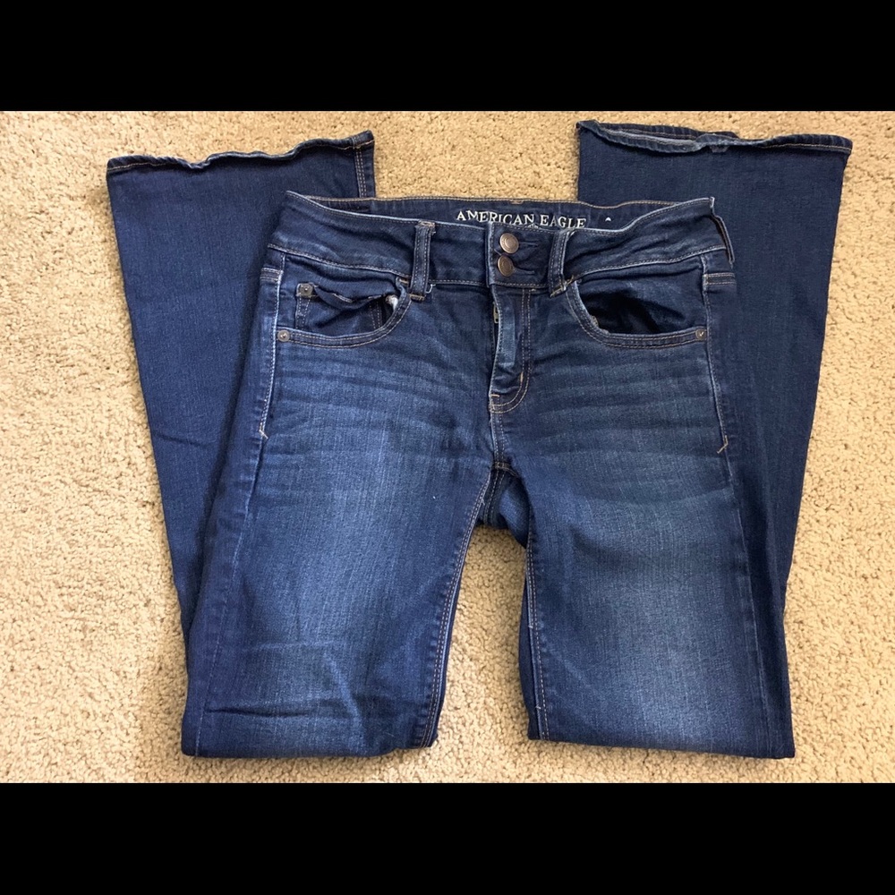 American eagle artist flare jeans